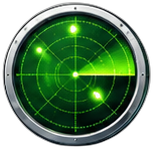 Green radar screen