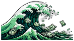 Wave of cash